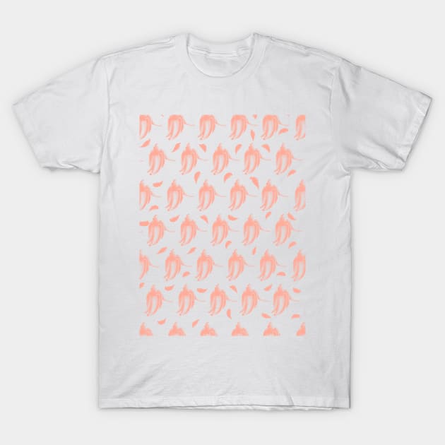 Pink Banana Pattern T-Shirt by mailboxdisco